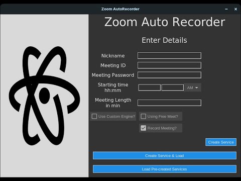 Zoom Recorder | Zoom Meeting Scheduler and Recorder | v0.3Alpha Walk-through | Python