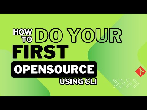 How to create open source commit via CLI