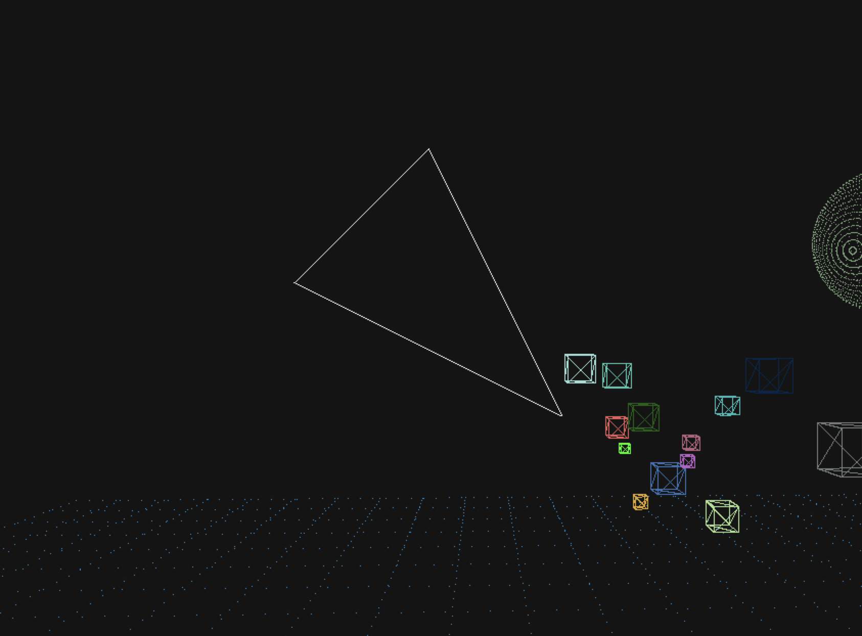 Triangle wireframe