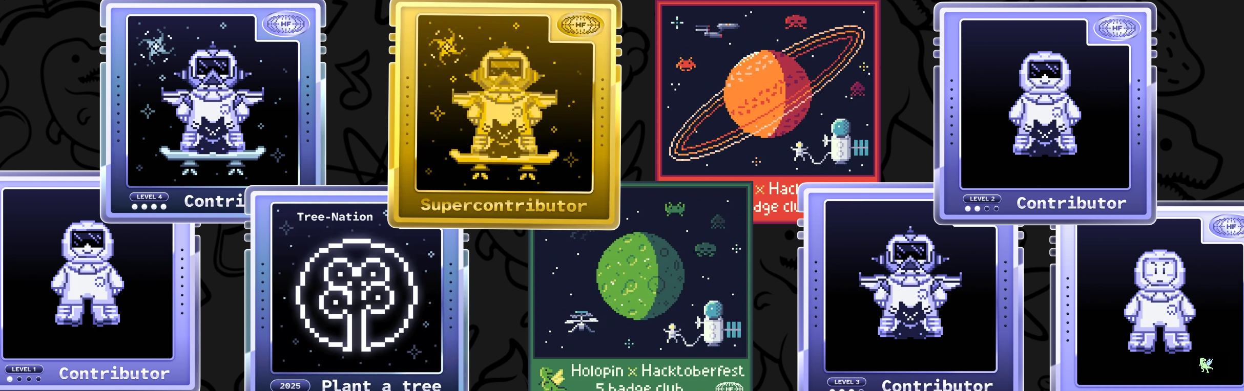 An image of @stuops's Holopin badges, which is a link to view their full Holopin profile