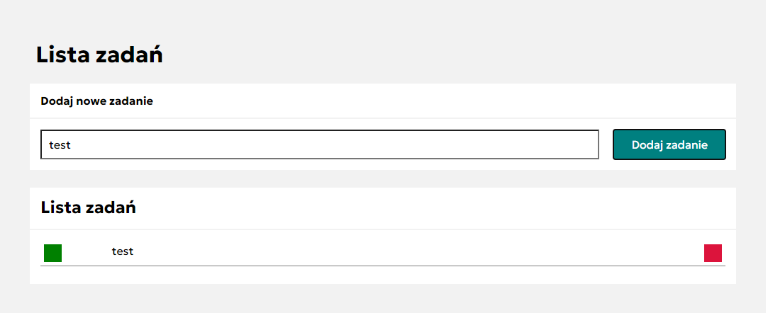 GitHub - OlgaCybulska/tasks-list: It's a simple task list where you can ...