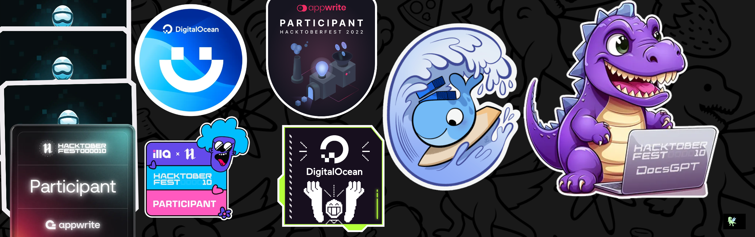 An image of @adityagupta19's Holopin badges, which is a link to view their full Holopin profile