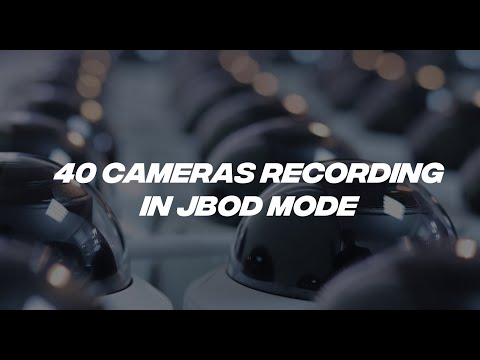 40 cameras recording