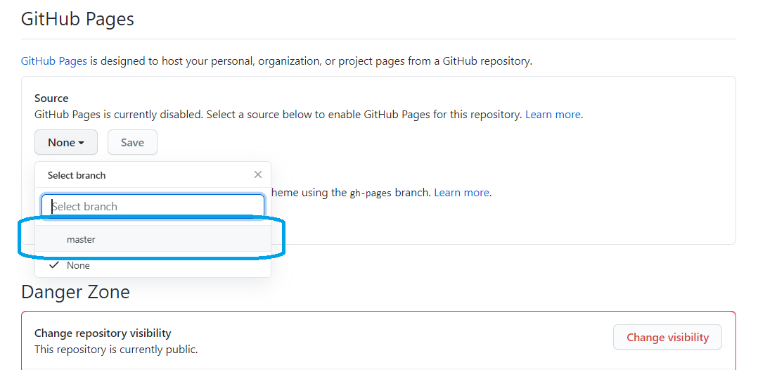 GitHub Pages deploy