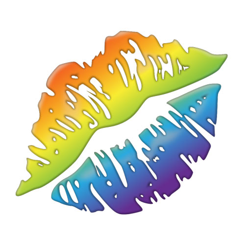 Rainbow Kiss Mark