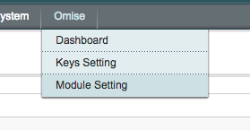 Magento's configuration Menu