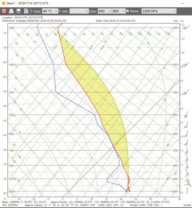 Skew-T Window