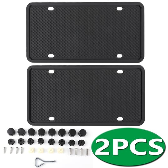 2cfun-license-plate-holder-frames-car-license-plate-cover-silicone-universal-us-car-black-license-pl-1