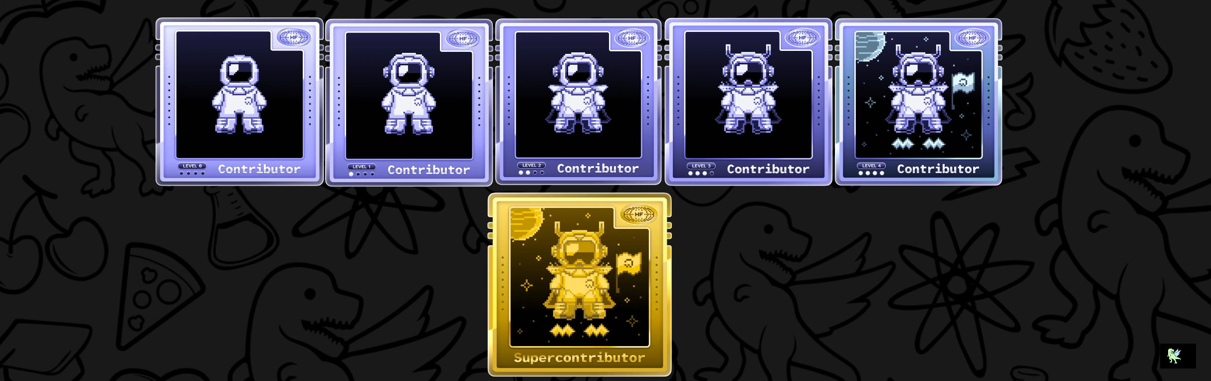 An image of @chrisis's Holopin badges, which is a link to view their full Holopin profile