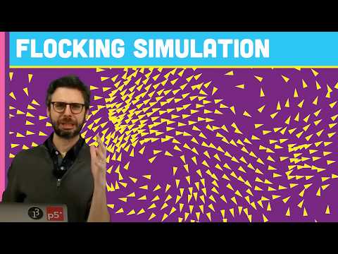 The Coding Train - Coding Challenge: Flocking Simulation