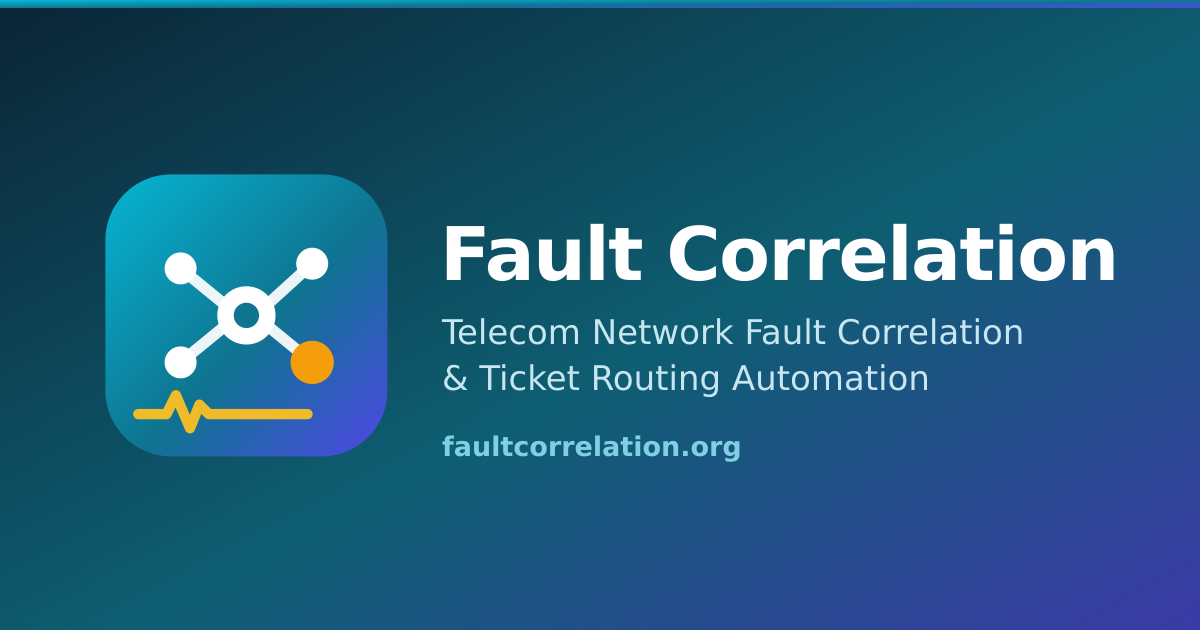 Fault Correlation — Telecom Network Fault Correlation & Ticket Routing Automation