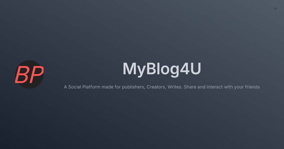 Myblog4u