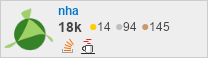 profile for nha on Stack Exchange, a network of free, community-driven Q&A sites