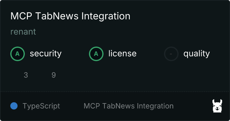 TabNews Integration MCP server