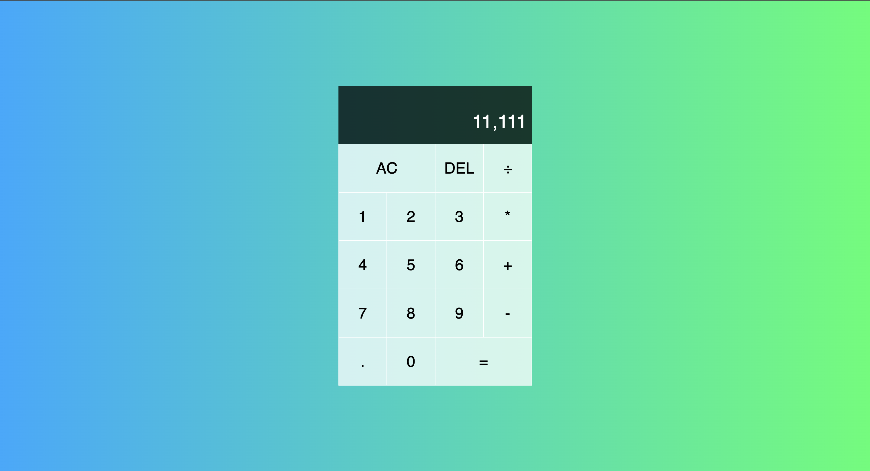 Calculator Demo