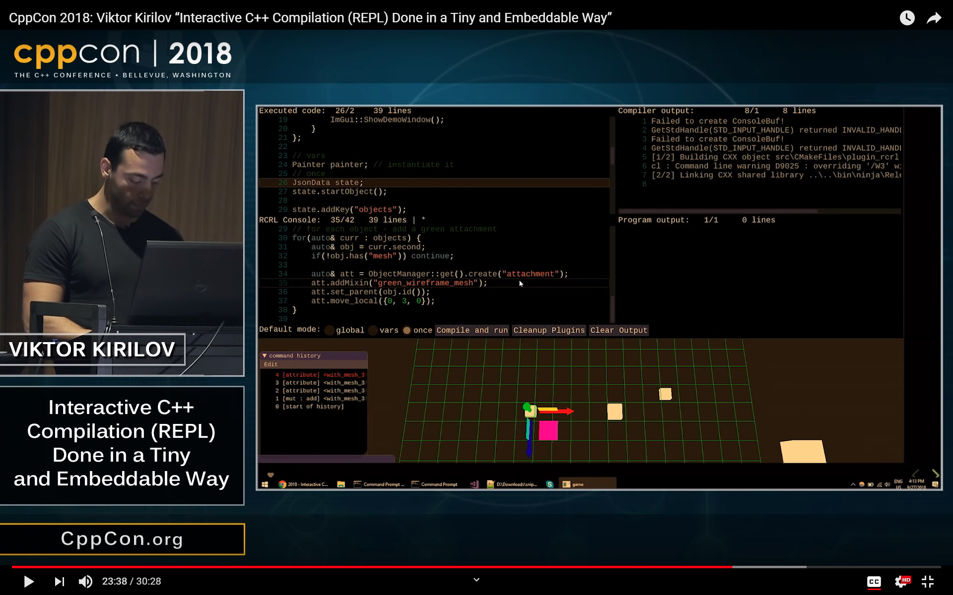 youtube cppcon video showcase