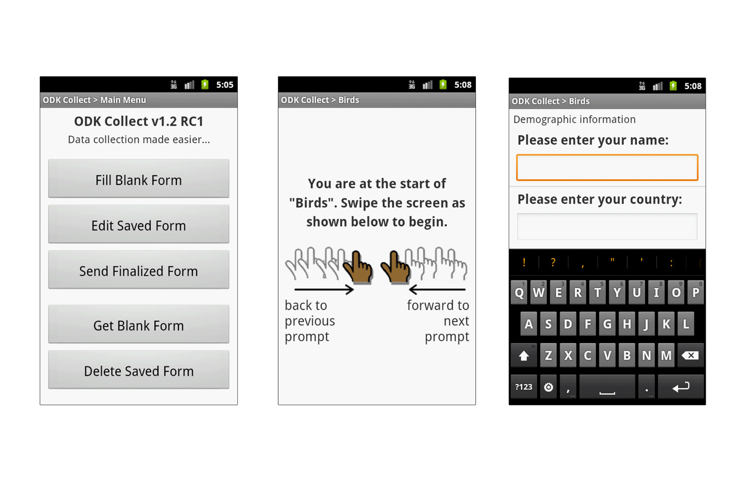 ODK form example anti=poaching