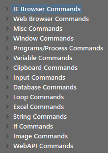 Automation Commands