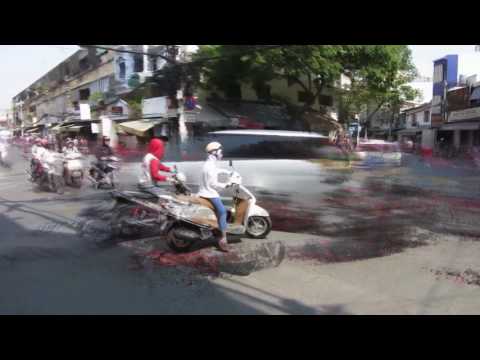 Intersection in Saigon