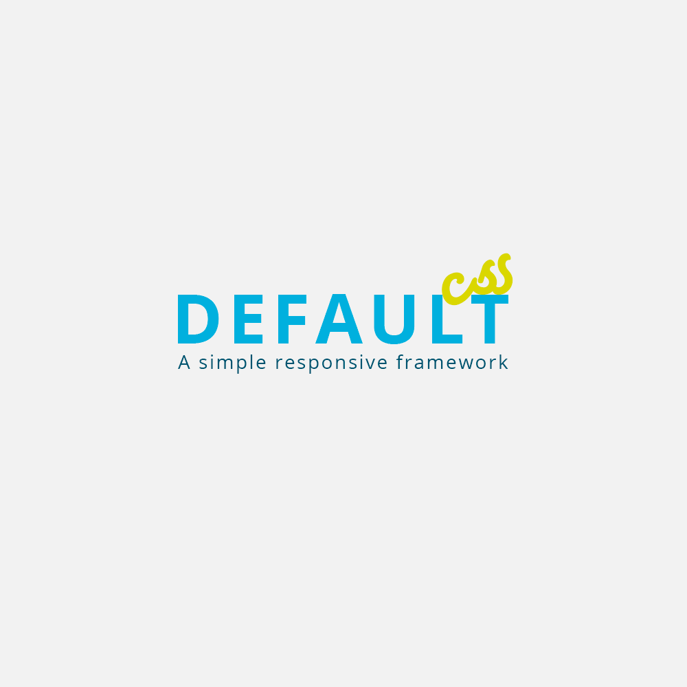 Default-css - A simple responsive framework