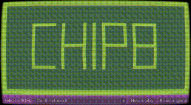 CHIP-8 Emulator screenshot