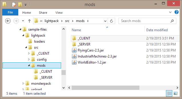 _CLIENT and _SERVER Example