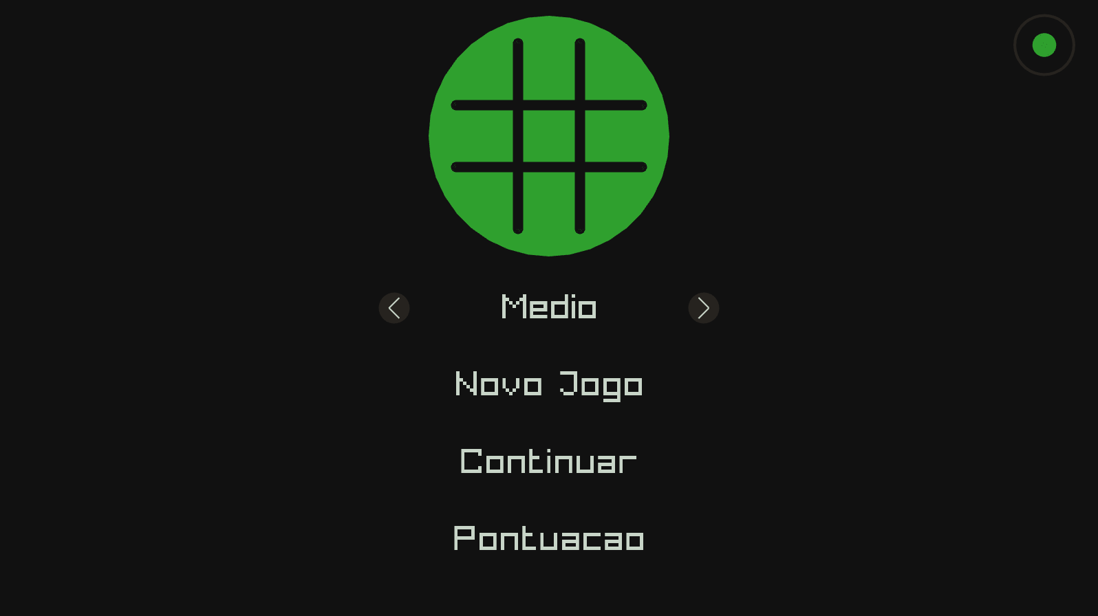 Menu Inicial