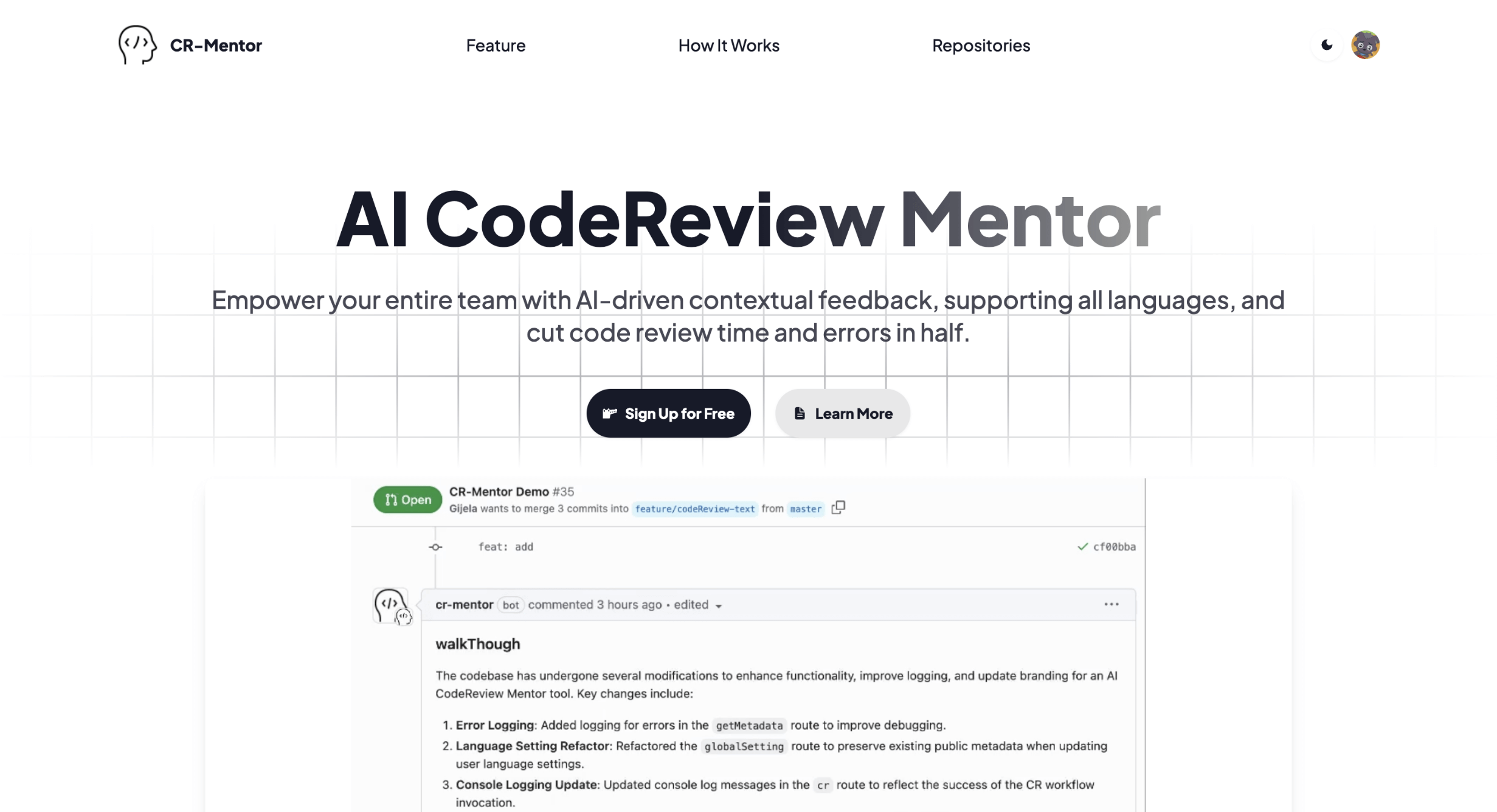 CR-Mentor - Knowledge Base + LLM Powered Code Review Mentor