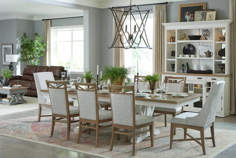 parker-house-americana-modern-dining-extendable-trestle-table-with-8-upholstered-chairs-light-brown-1