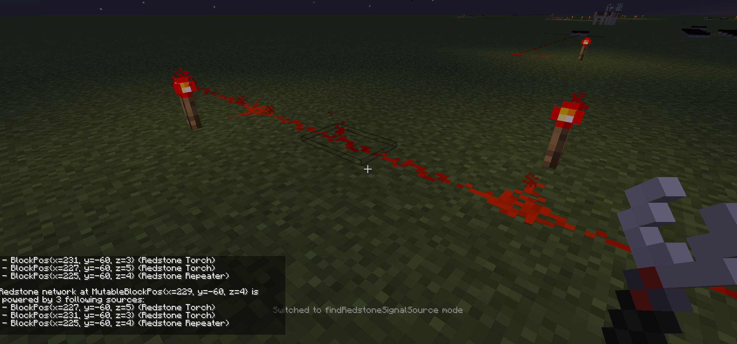 Redstone Network Detector