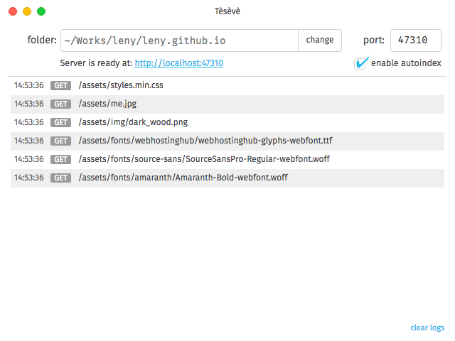 GitHub - teseve/teseve: A simple static webserver, in an app. · GitHub