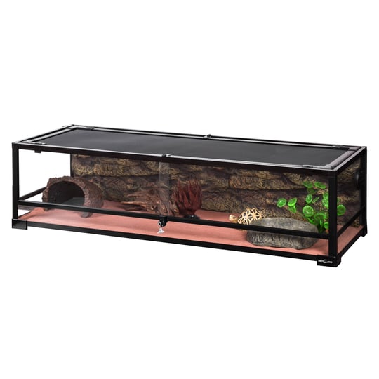 repti-zoo-47-gallon-reptile-large-terrarium-upgrade-glass-front-opening-tank-sliding-door-with-scree-1