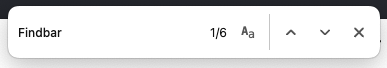 Findbar Light Theme
