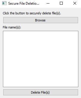 GitHub - Busirus/PyQt5-SecureDeletion-Tool: This Python script is a ...