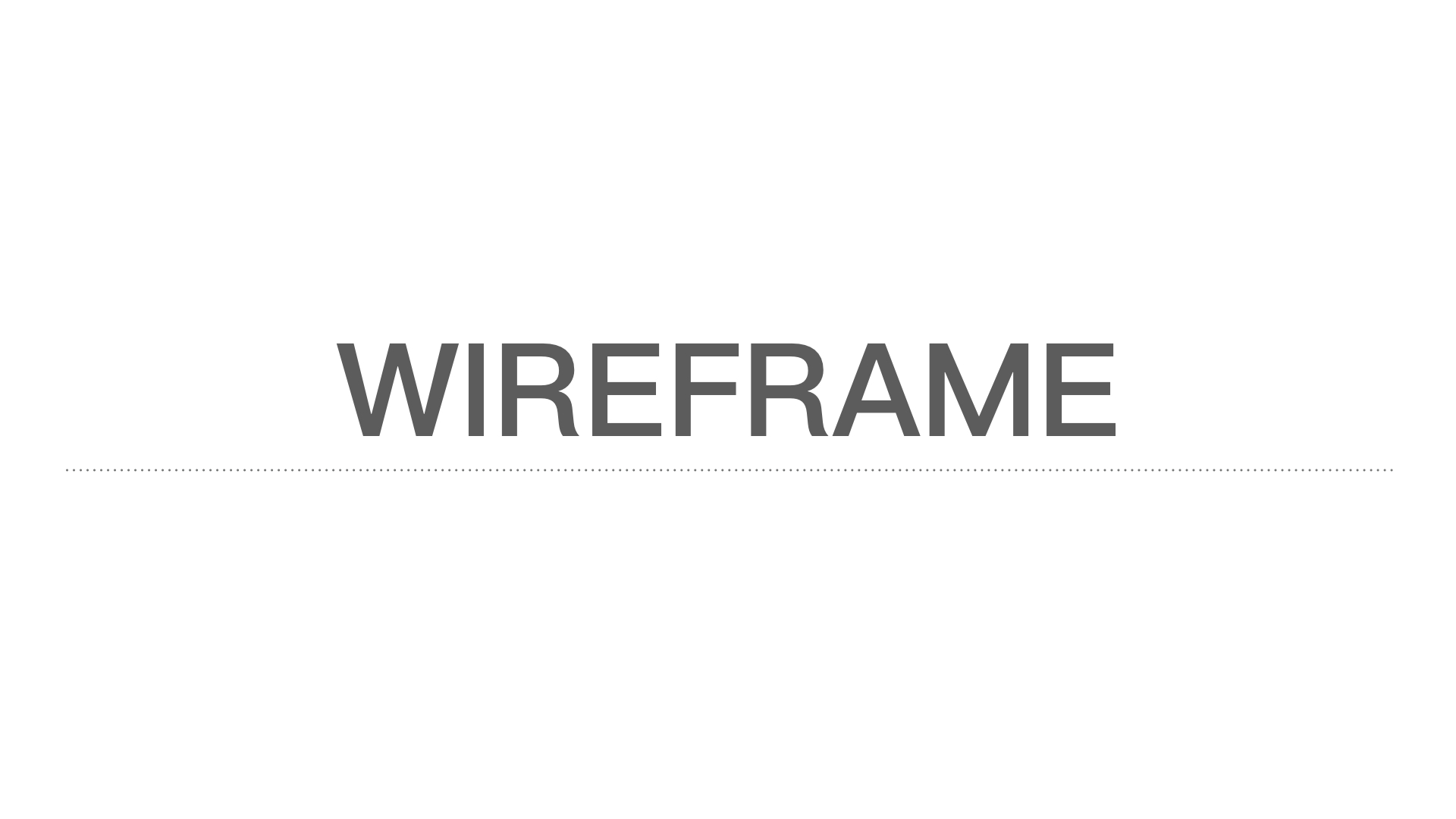 Wireframe