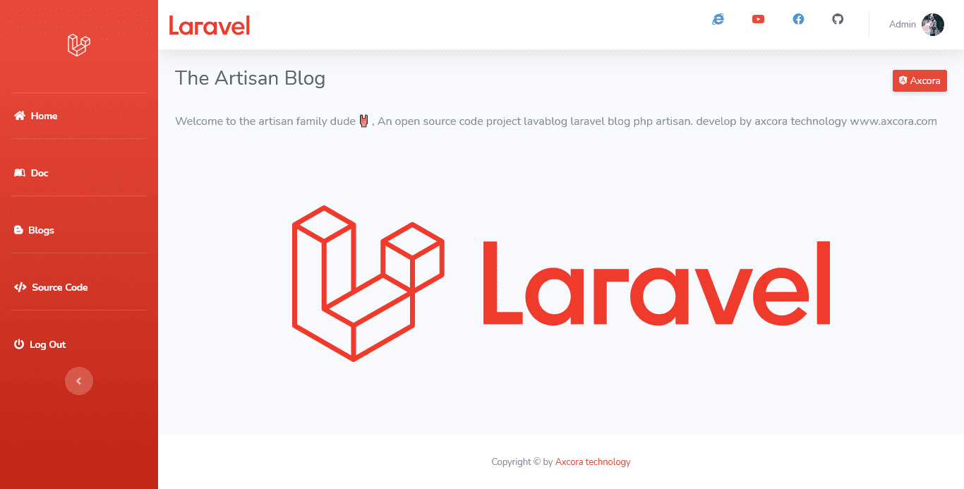 New Update Laravel Blog CMS free download source code gratis 