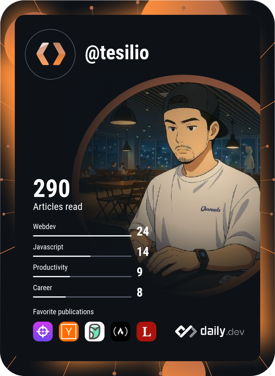 tesilio's Dev Card