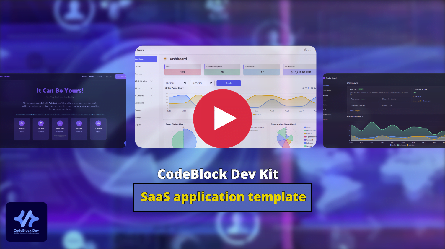 CodeBlock DevKit's SaaS application template