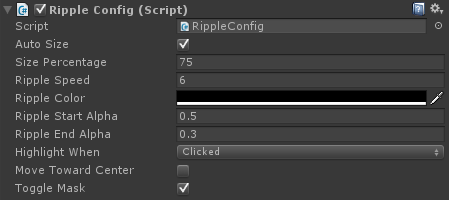 A RippleConfig component