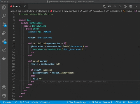 Open spec from code