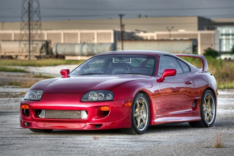 Red Mk4 Toyota Supra