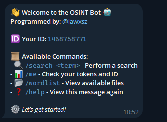 OSINT Bot