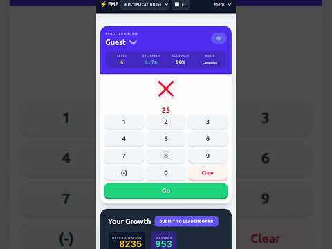 FastMathFacts Demo