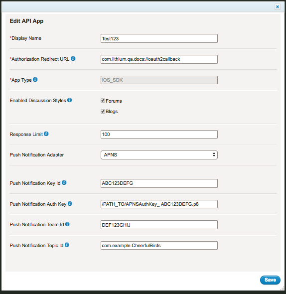 APNs Keys