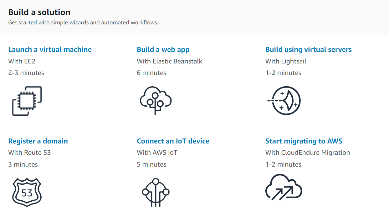 Create virtual aws machine