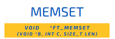 memset