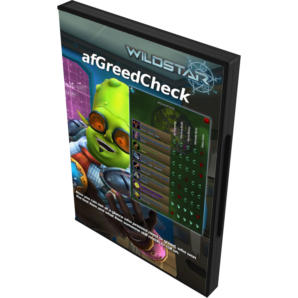 afGreedCheck DVD Case