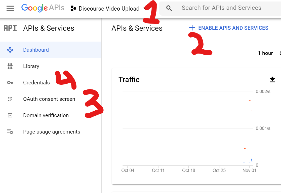 YouTube setup steps