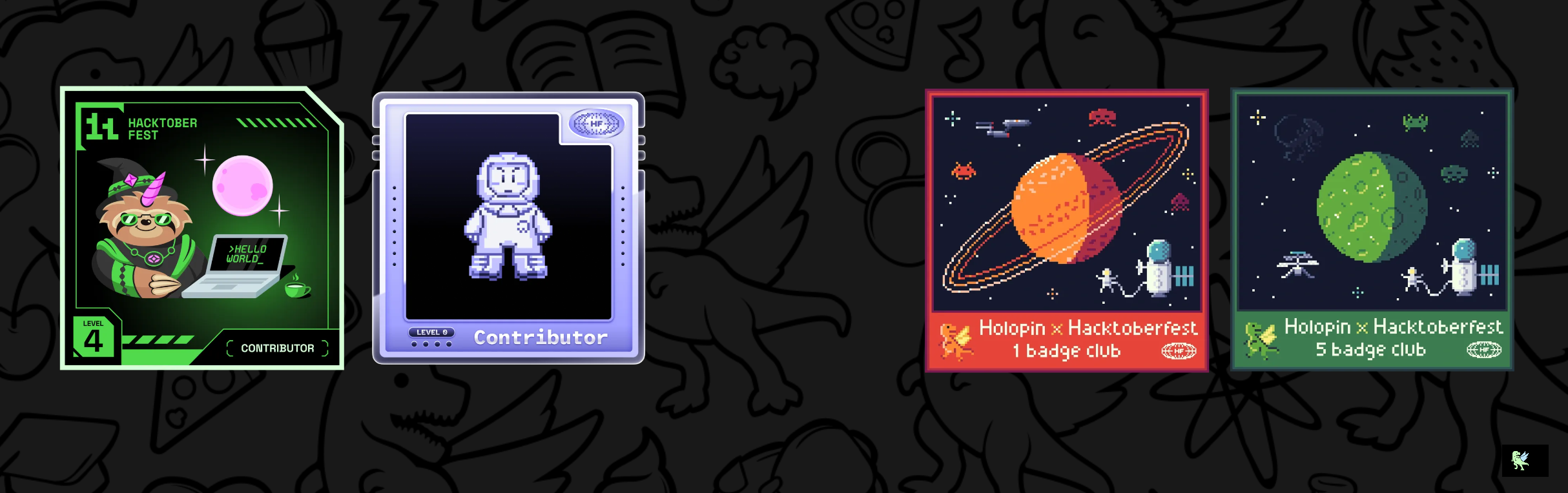 An image of @shahriaarrr's Holopin badges, which is a link to view their full Holopin profile